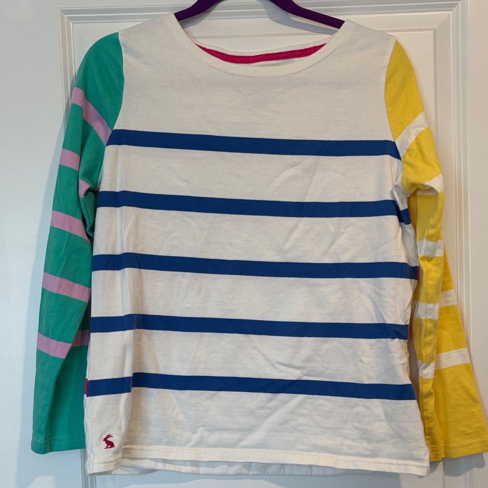 Joules Multicolor Striped Long Sleeve Tee